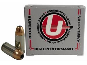 Underwood Ammunition 9mm Luger +P 124 Grain Jacketed Hollow Point 500 round