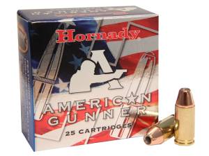 Hornady American Gunner Ammunition 9mm Luger +P 124 Grain XTP Jacketed Hollow Point 500 round