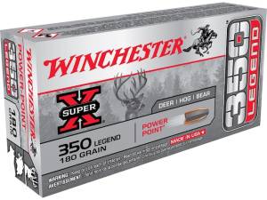 Winchester Super-X Ammunition 350 Legend 180 Grain Power-Point 500 round
