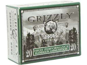 Grizzly Ammunition 9mm Luger 124 Grain Jacketed Hollow Point 500 round