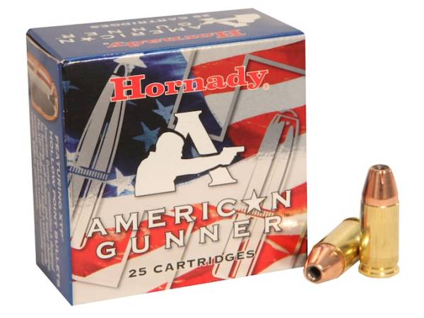 Hornady American Gunner Ammunition 9mm Luger 115 Grain XTP Jacketed Hollow Point 500 round