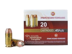DRT 45 Auto Ammunition Terminal Shock 500 Rounds