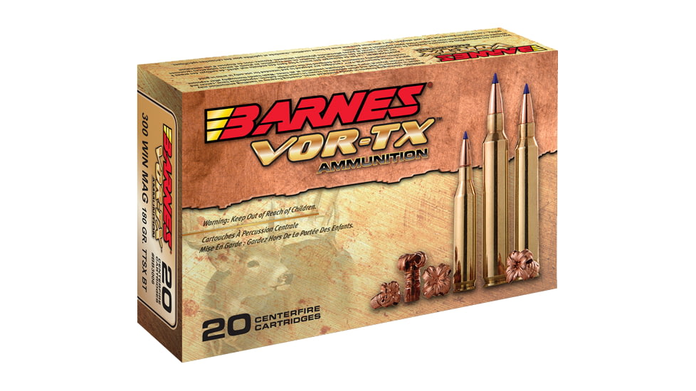 Barnes Vor-Tx 6.5 Creedmoor 120gr TTSX BT Rifle Cartridges 500 RDS