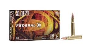 Federal Premium FUSION .30-06 Springfield 150 grain Fusion Soft Point Centerfire Rifle Ammunition 500 RDS