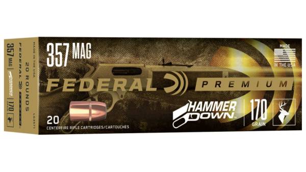 Federal Premium Centerfire Handgun Ammunition .357 Magnum 170 grain Bonded Hollow Point Centerfire Pistol Ammunition LG3571 Caliber: .357 Magnum, Number of Rounds: 500 ROUNDS