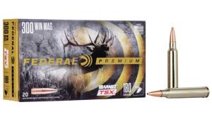 Federal Premium BARNES TSX .300 Winchester Magnum 180 grain Barnes Triple-Shock X Centerfire Rifle Ammunition 500 ROUNDS