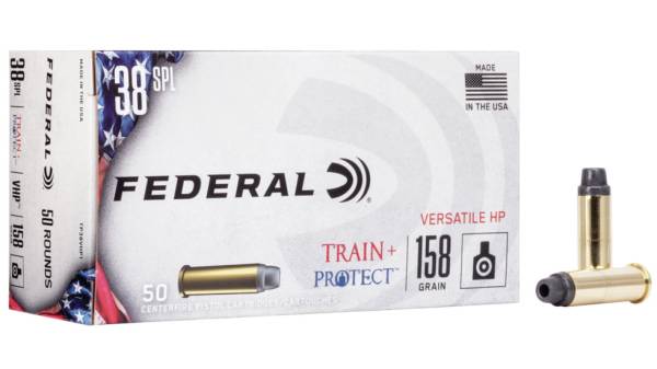 Federal Premium Centerfire Handgun Ammunition .38 Special 158 grain Versatile Hollow Point Centerfire Pistol Ammunition 500 ROUNDS