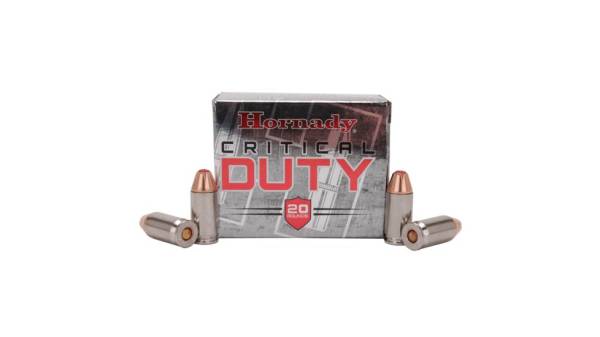 Hornady Critical Duty .45 ACP +P 220 Grain FlexLock Centerfire Pistol Ammunition 500 ROUNDS