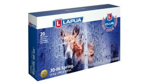 Lapua Mega .30-06 Springfield 200 grain Soft Point Brass Cased Centerfire Rifle Ammunition 500 RDS