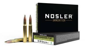 Nosler .30-06 Springfield 180 Grain E-Tip Lead-Free Brass Cased Centerfire Rifle Ammunition 40037 Caliber: .30-06 Springfield, Number of Rounds: 500