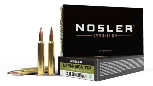 Nosler .300 Remington Ultra Magnum E-Tip 180 grain Brass Cased 300 rounds