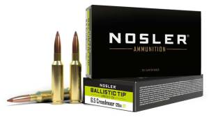 Nosler 6.5mm Creedmoor 120gr Ballistic Tip Brass Cased Centerfire Rifle Ammunition 500 ROUNDS
