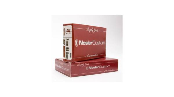 Nosler Trophy Grade 7mm-08 Remington 140 Grain Nosler AccuBond Brass Cased Centerfire Rifle Ammunition  500 RDS - Image 3