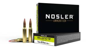 Nosler 7mm-08 Remington 140 Grain Jacketed Soft Point Brass Cased Centerfire Rifle Ammunition 40059 Caliber: 7mm-08 Remington, Number of Rounds: 500