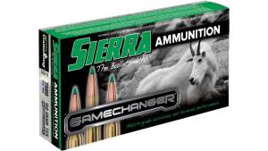 Sierra GameChanger 7mm Remington Magnum 150 grain Sierra Tipped GameKing Brass Centerfire Rifle Ammunition 500 RDS