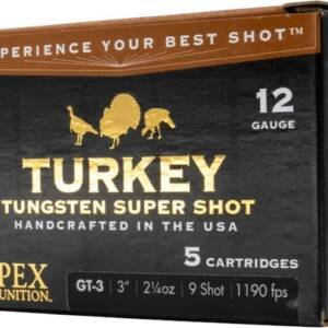 Apex Turkey TSS 12 Gauge Tungsten Ammo box of 500