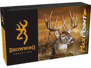 Browning Max Point 270 Winchester Short Magnum (WSM) Ammo 130 Grain Polymer Tip Box of 500