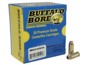 Buffalo Bore 10mm Auto Ammo 180 Grain Jacketed Hollow Point Box of 500 Rounds