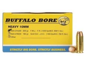 Buffalo Bore 10mm Auto Ammo 200 Grain Full Metal Jacket Box of 500