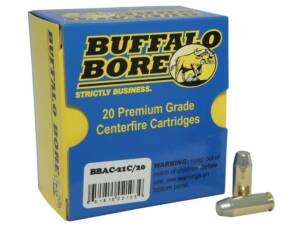 Buffalo Bore Outdoorsman 10mm Auto Ammo 220 Grain Flat Nose Box of 500