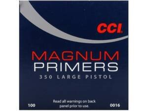 CCI Large Pistol Magnum Primers #350 Case of 5000 (5 Boxes of 1000)