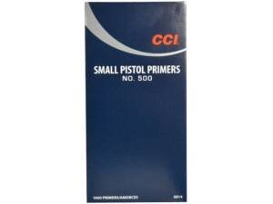 CCI Small Pistol Primers #500 Of 5000 Piece