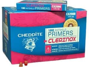 Cheddite Clerinox CX2000 209 Shotshell Primers Of 5000 Piece