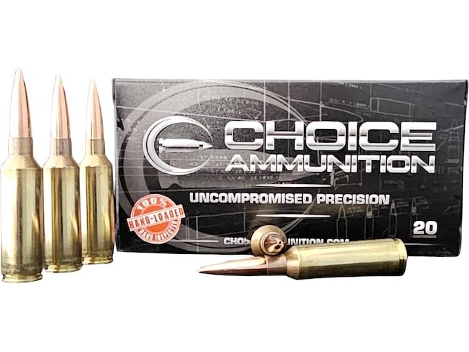 Choice 6.8 Western Ammo 170 Grain Berger Elite Hunter Jacketed Hollow Point Box of 300