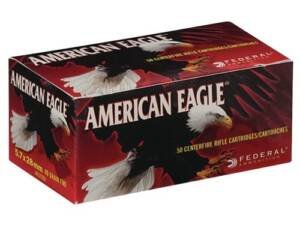 1000 Rounds Of Federal American Eagle 5.7x28mm Ammo 40 Grain Total Metal Jacket