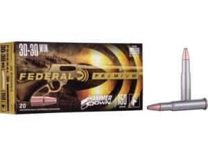 Federal Premium HammerDown 30-30 Winchester Ammo 150 Grain Bonded Jacketed Soft Point Box of 500