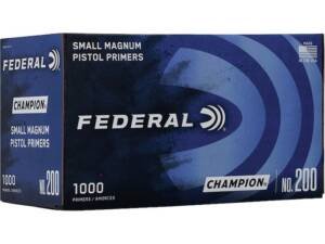 Federal Small Pistol Magnum Primers #200 Case of 5000 (5 Boxes of 1000)