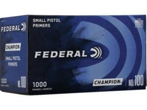Federal Small Pistol Primers #100 Of 5000 Piece