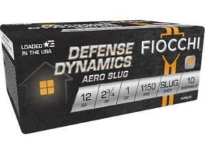 Fiocchi Defense Dynamics Low Recoil 12 Gauge Rifled Slug 2-3/4" 1oz