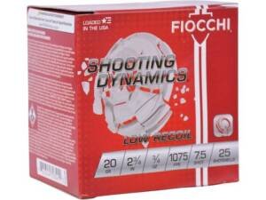 Fiocchi Exacta Superior Target Trainer 20 Gauge Ammo box of 1000 rounds