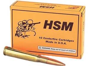 HSM 50 BMG Ammo 690 Grain Full Metal Jacket Box of 100