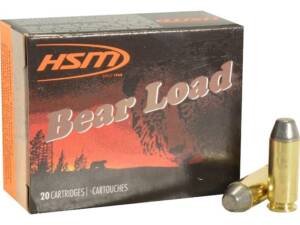 HSM Bear 10mm Auto Ammo 200 Grain Flat Nose Box of 500 Rounds