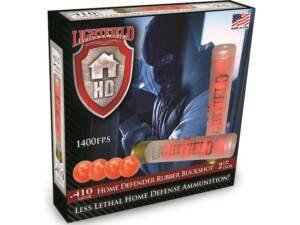 Lightfield Home Defender Less Lethal 410 Ammo 2-1/2" Rubber Buckshot 4 Pellets Box of 500 rounds