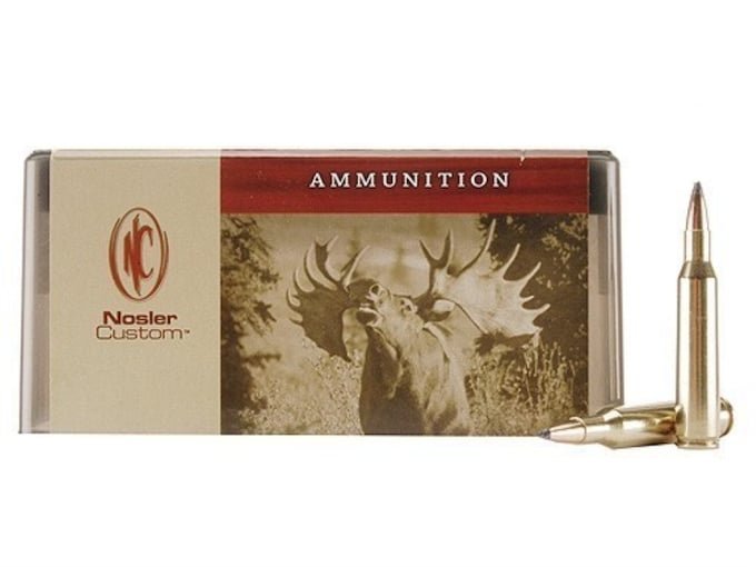 Nosler Custom 257 Roberts +P Ammo 100 Grain Nosler Partition Jacketed Soft Point Box of 200