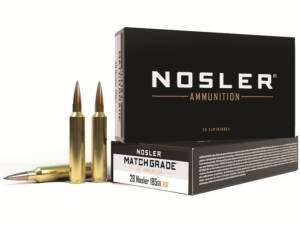 Nosler Match Grade 28 Nosler Ammo 185 Grain Nosler RDF Jacketed Hollow Point Box of 300