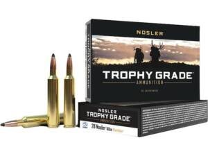 Nosler RMEF Trophy Grade 28 Nosler RMEF Ammo 160 Grain Partition Jacketed Soft Point Box of 300