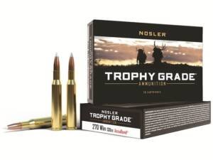 Nosler Trophy Grade 35 Whelen Ammo 225 Grain Nosler AccuBond Bonded Polymer Tip Box of 300