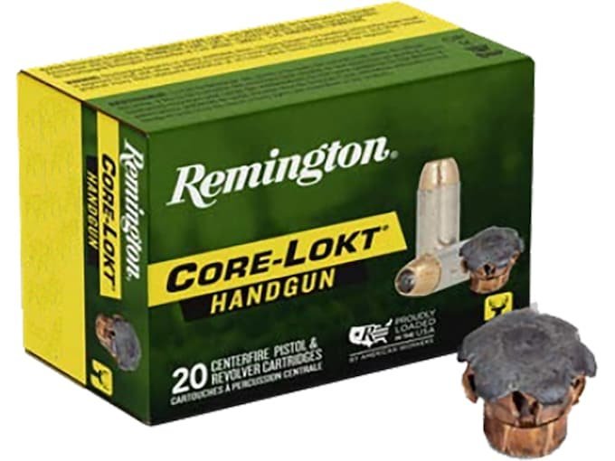 Remington Core-Lokt 10mm Auto Ammo 200 Grain Semi-Jacketed Hollow Point Box of 500 Rounds