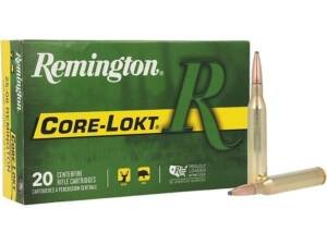 Remington Core-Lokt 25-06 Remington Ammo 120 Grain Jacketed Soft Point Box of 500