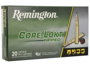 Remington Core-Lokt Tipped 30-06 Springfield Ammo 150 Grain Polymer Tip Box of 500