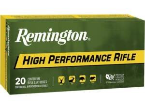 Remington High Performance Rifle 22 Hornet Ammo 45 Grain Pointed Soft Point Box of 500