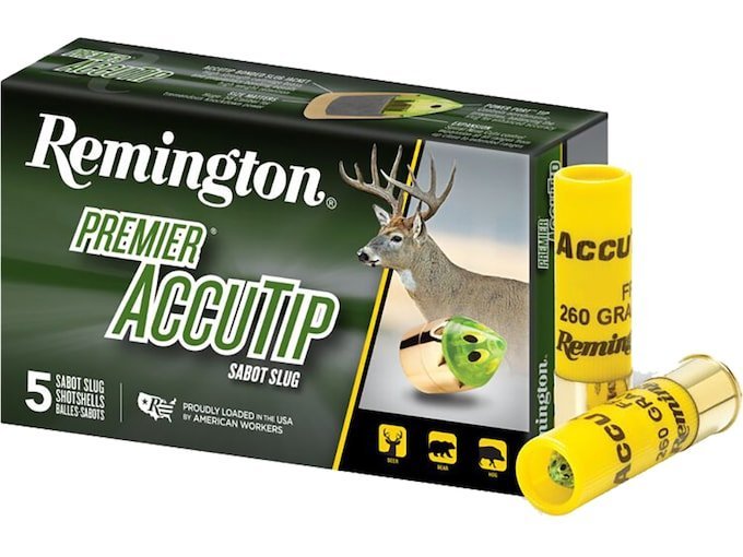 Remington Premier AccuTip 20 Gauge Sabot Slug 2-3/4" 260 Grain box of 200 rounds