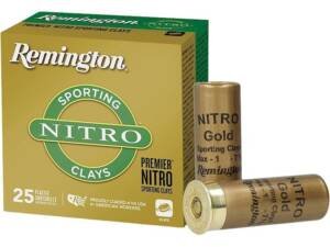 Remington Premier Nitro Gold Sporting Clays 12 Gauge Ammo box of 1000