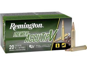 Remington Premier Varmint 204 Ruger Ammo 40 Grain Remington AccuTip Polymer Tip box of 500