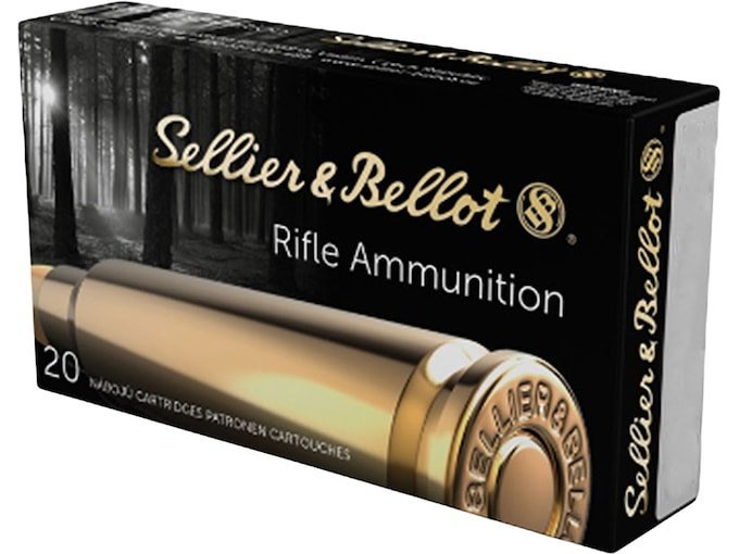 Sellier & Bellot 45-70 Government Ammo 405 Grain Jacketed Soft Point Box of 500