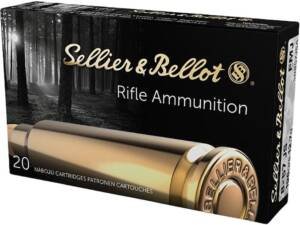 Sellier & Bellot 8x57mm JS Mauser (8mm Mauser) (323 Diameter) Ammo 196 Grain Full Metal Jacket Box of 500